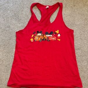 Disney Red Cars Graphic Racerback Tank Top